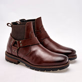 Bota de piel  para Hombre marca Eccoflex Camel cod. 129466